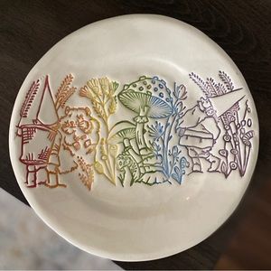 Gnome side plate by Carrie Whalen